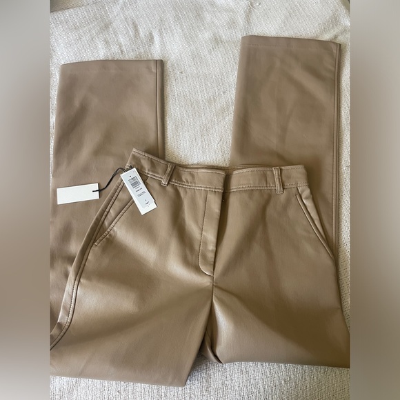 Aritzia Babaton PUBLISH leather pants NWT size 8 - Picture 4 of 7
